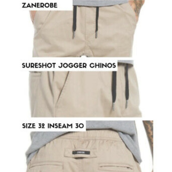 ZANEROBE Sureshot Jogger Chinos Tan - 07/24 - Picture 14 of 14